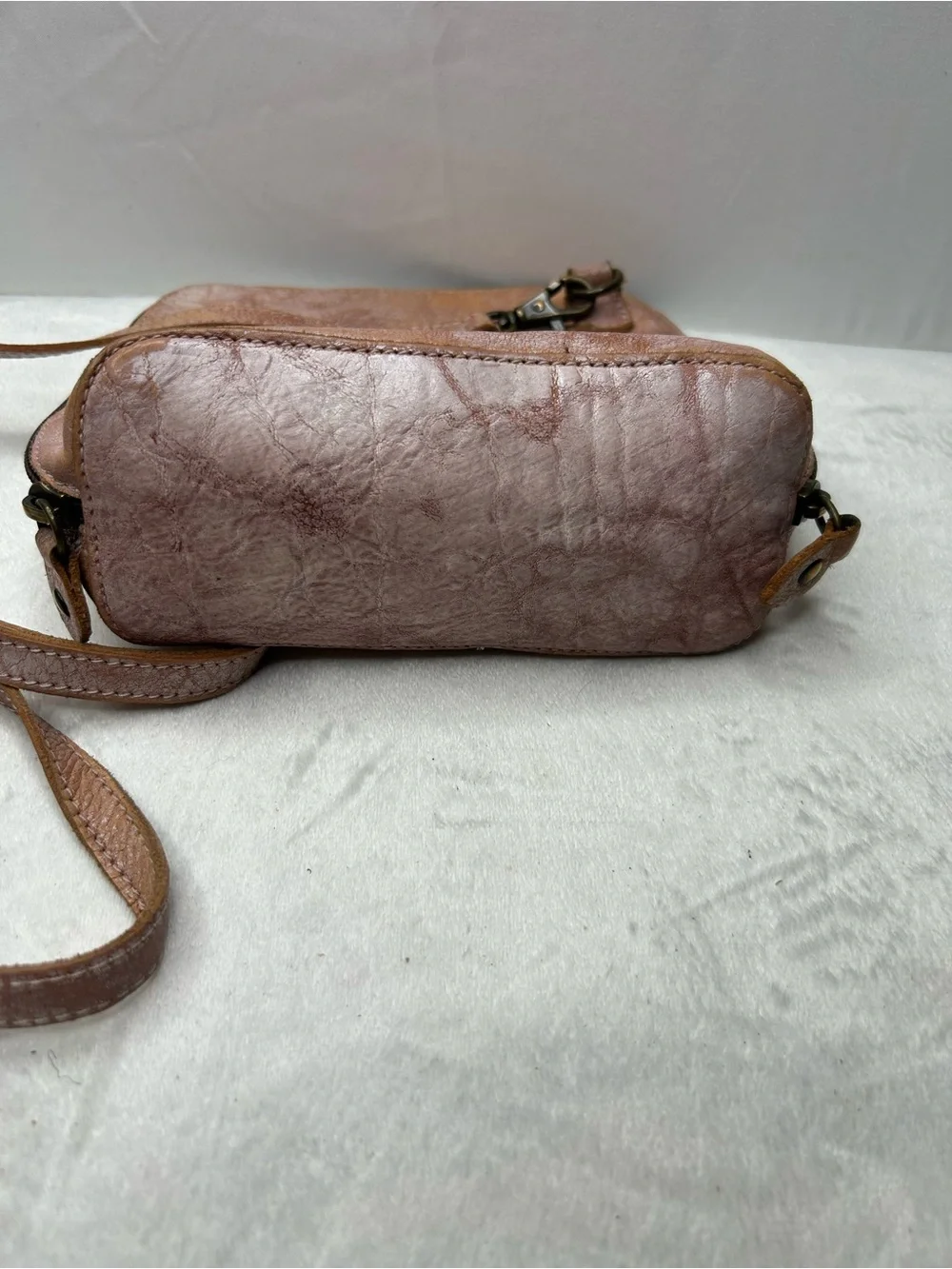 Bed Stu Leather Ventura Crossbody Bag Nectar Lux
